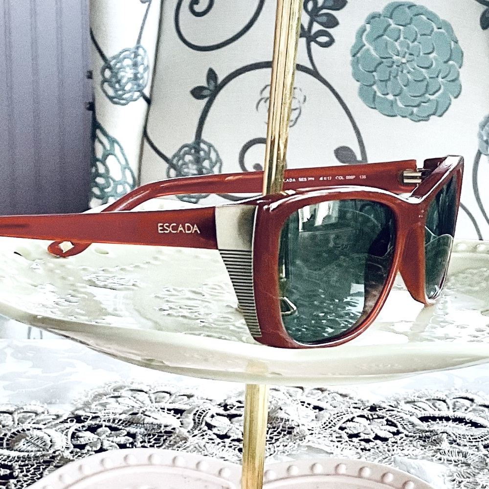 Escada Burgundy Sunglasses